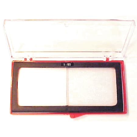 Powerweld Glass Magnifier Lens, 2" x 4-1/4", 1.75 Magnification M175